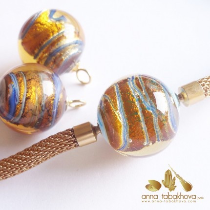 Murano glass Earrings matched to Clasp with matched clasp (sold separatly)