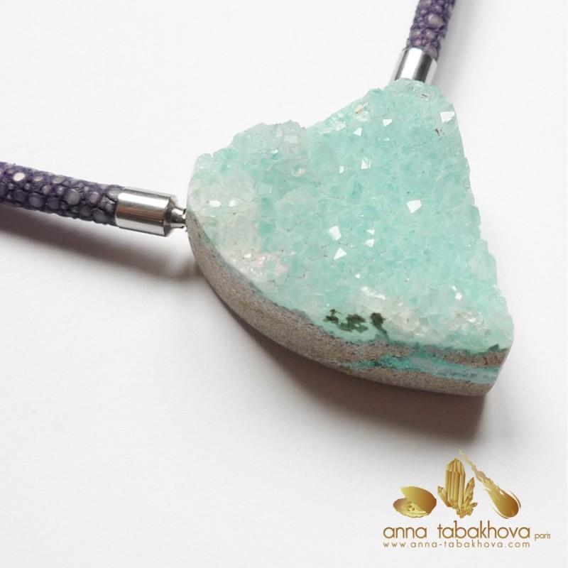 Chrysocolla InterChangeable Clasp, side view