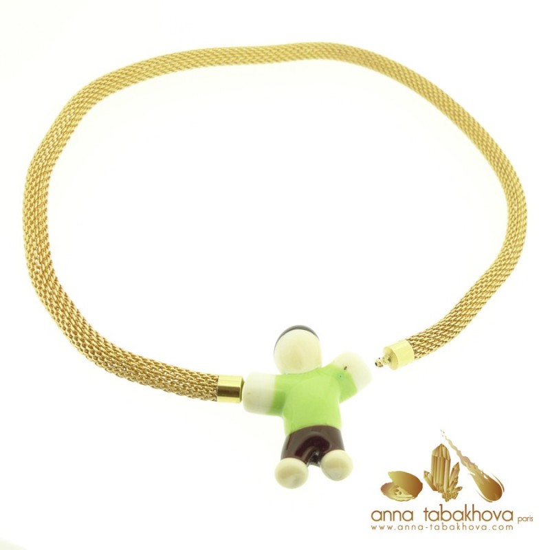 Fancy Child Murano Venitian glass as interChangeable Clasp