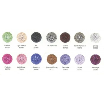 Crystal clasp 18 mm CHOOSE YOUR COLOR