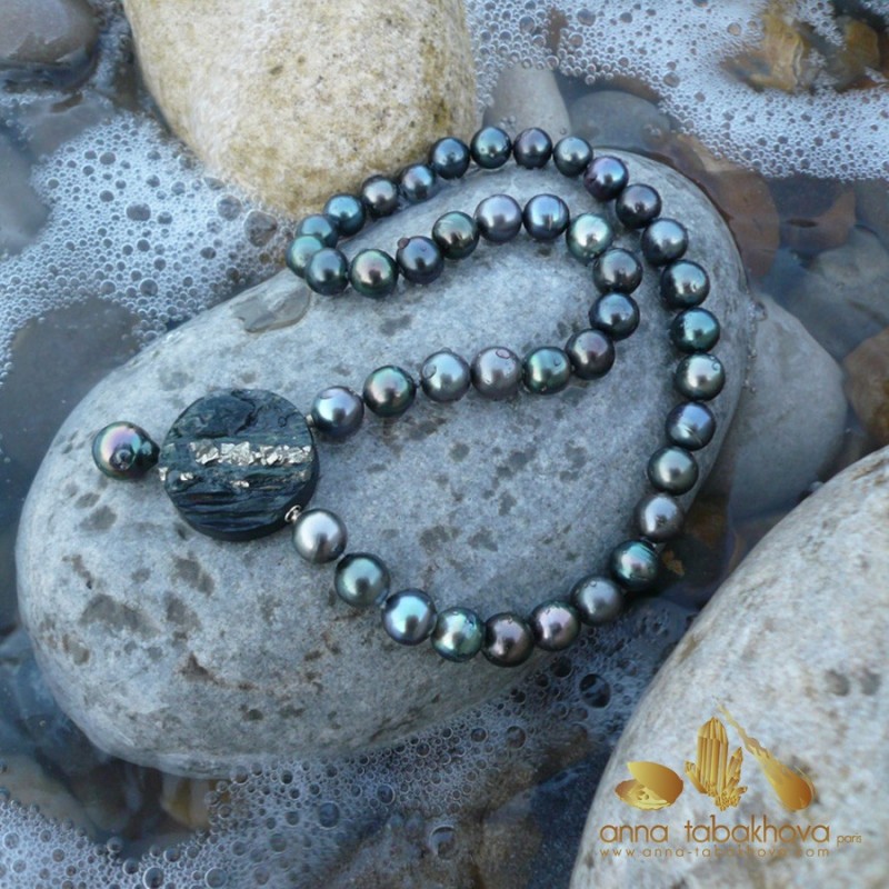 BLACK TAHITI pearl InterChangeable necklace