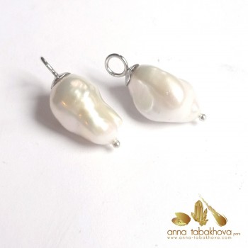 Earrings matched to white...