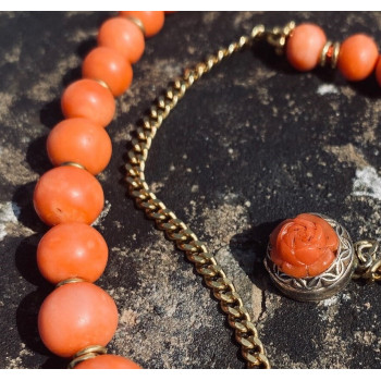 Corail  fermoir fleur...