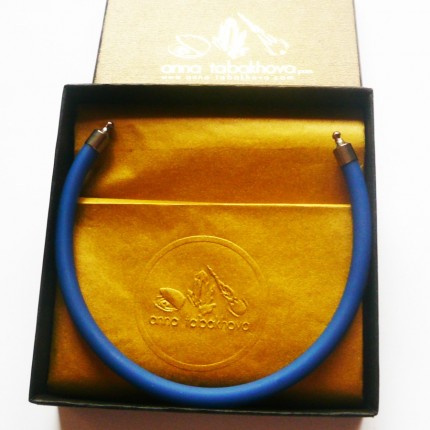 5 mm Blue Rubber Bracelet