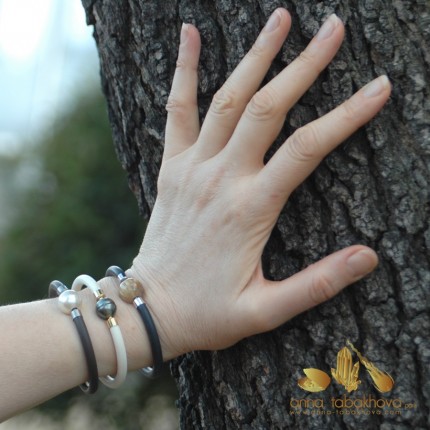 5 mm Blue Rubber Bracelet