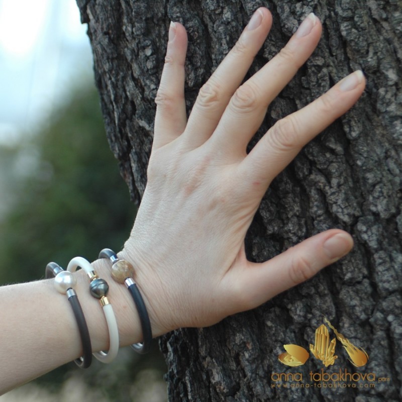 5 mm Blue Rubber Bracelet